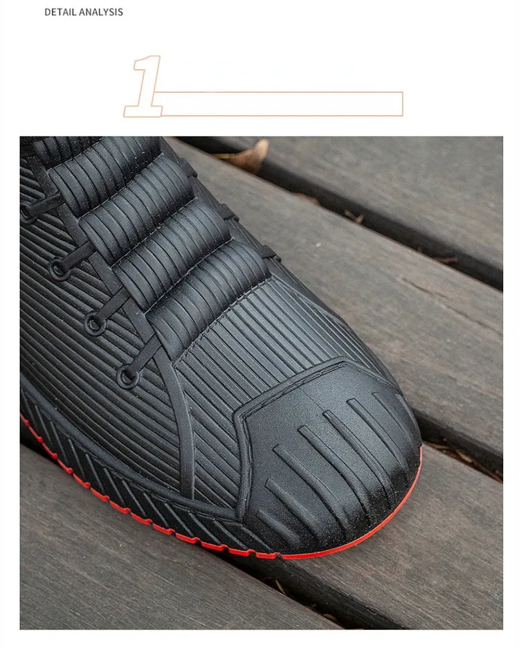 Non-slip Men's Rain Boots   Waterproof Comfortable