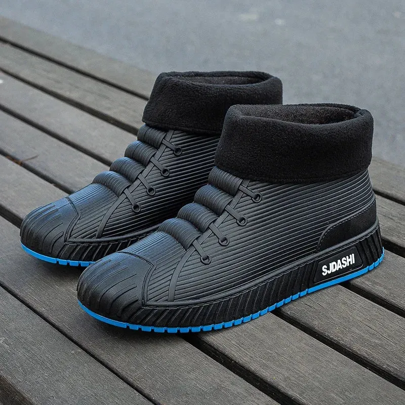 Non-slip Men's Rain Boots   Waterproof Comfortable
