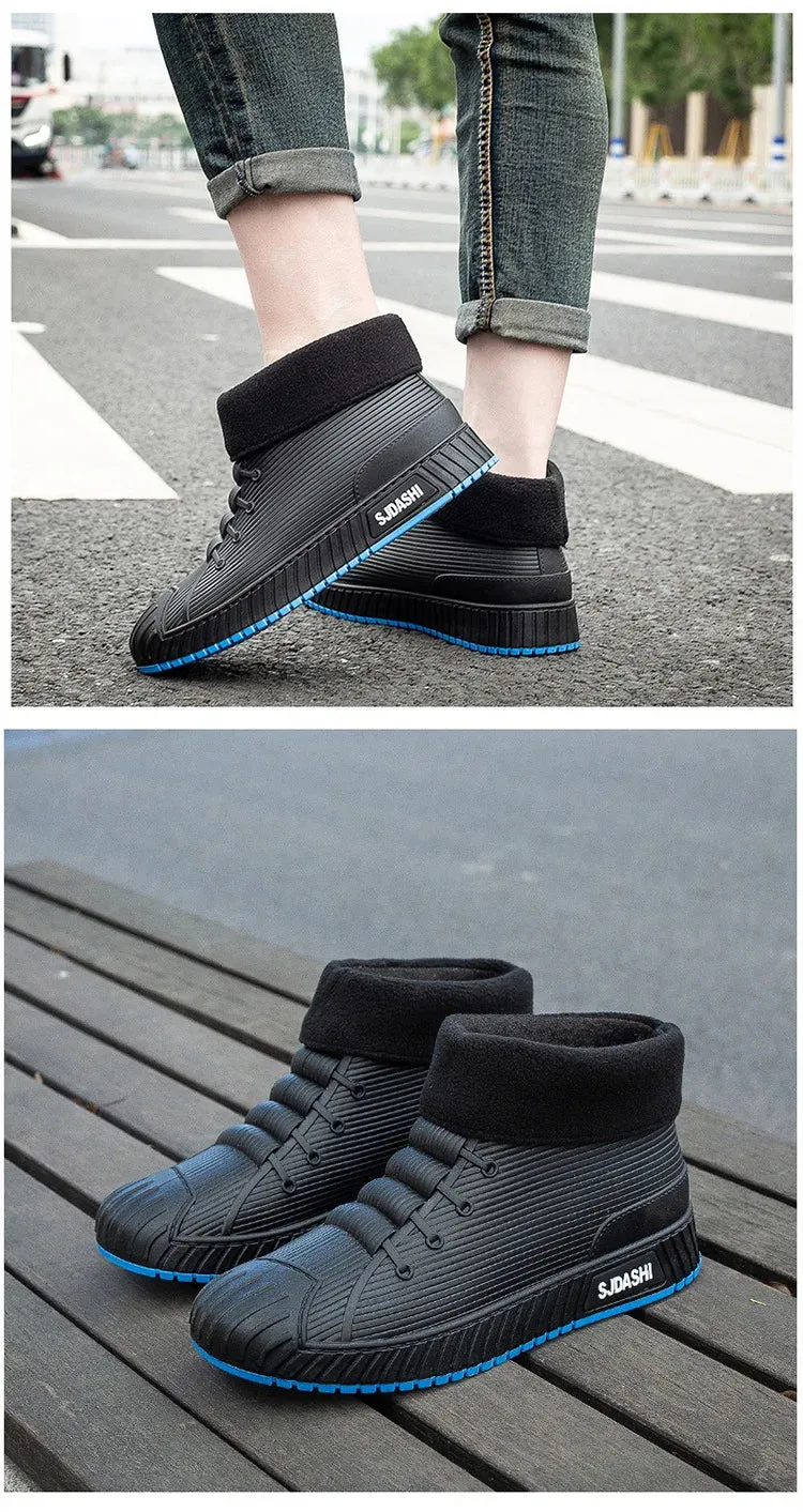 Non-slip Men's Rain Boots   Waterproof Comfortable