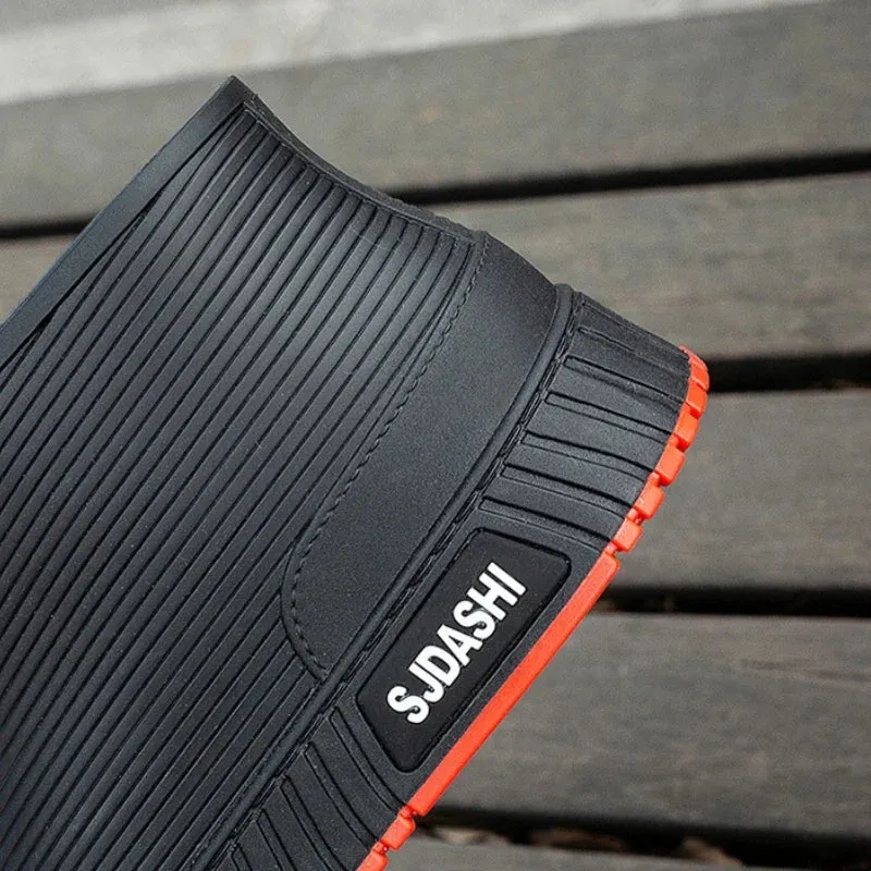 Non-slip Men's Rain Boots   Waterproof Comfortable