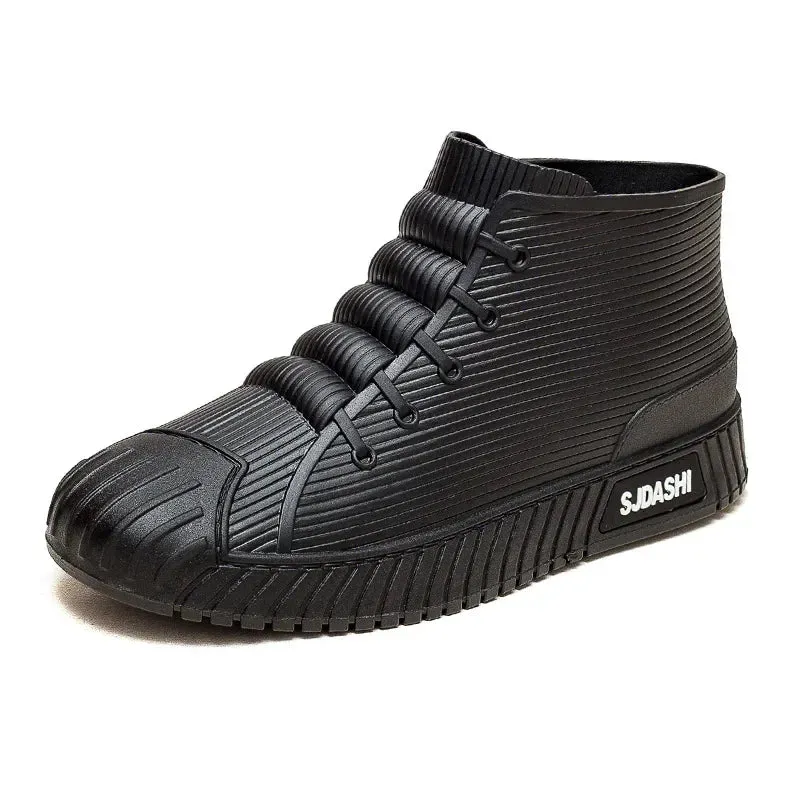 Non-slip Men's Rain Boots   Waterproof Comfortable