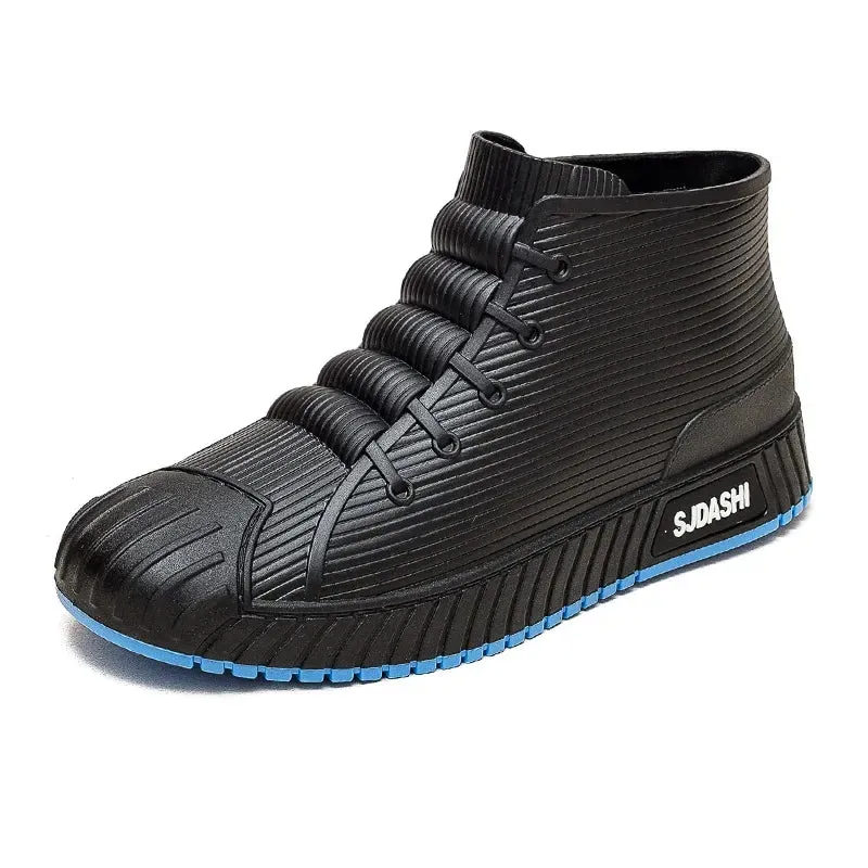 Non-slip Men's Rain Boots   Waterproof Comfortable