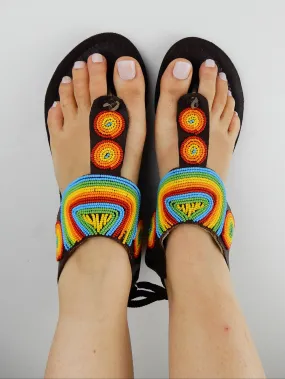 Pastel Tie Up Sandals