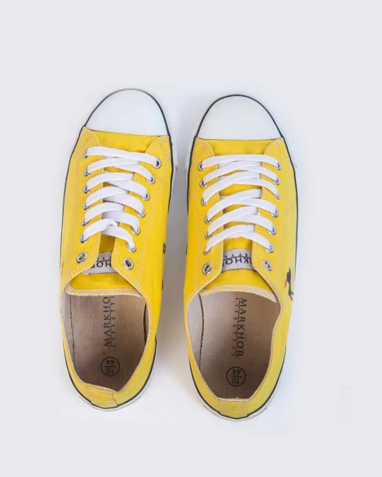 Performance Low Cut Fashion Sneaker Yellow