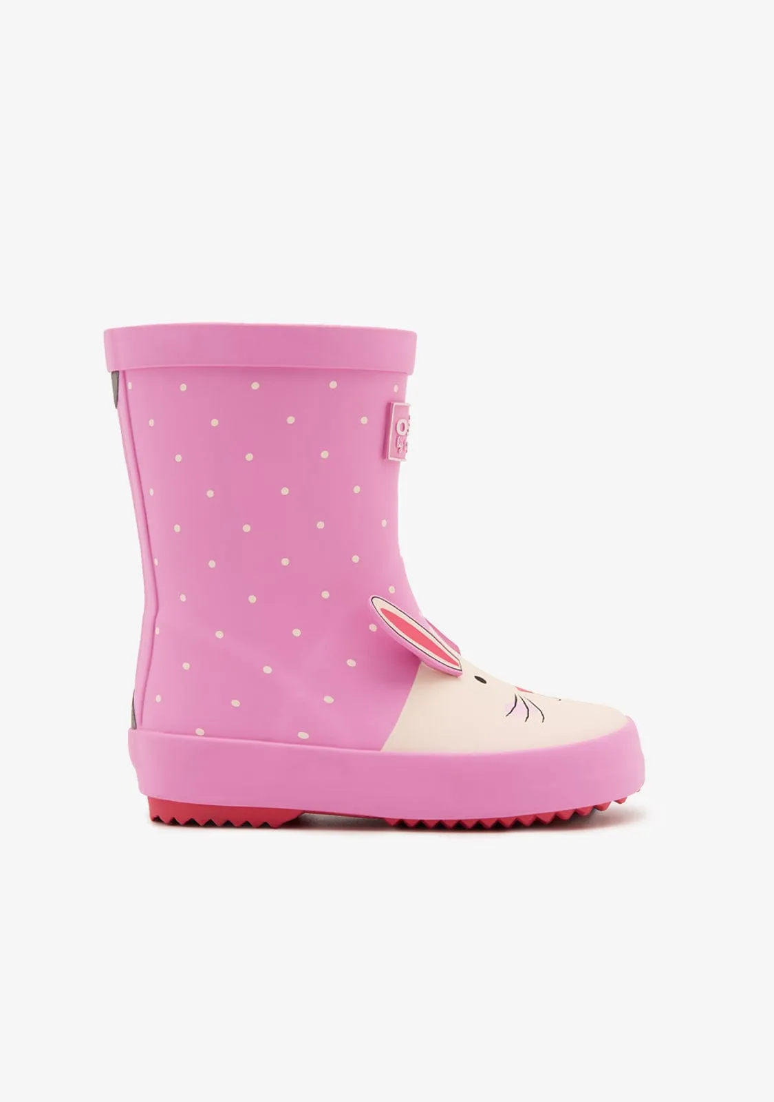 Pink Rabbit Rain Boots