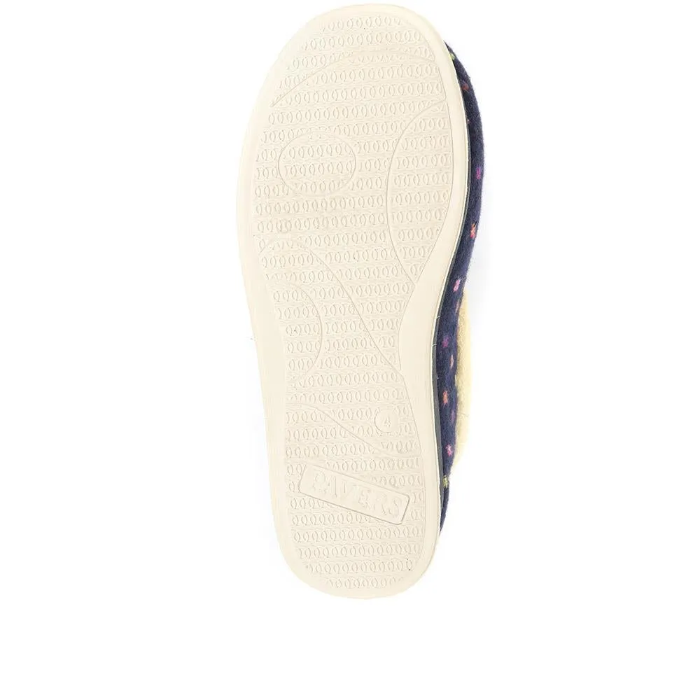 Polka Dot Slippers - QING34003 / 320 210