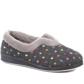 Polka Dot Slippers - QING34003 / 320 210