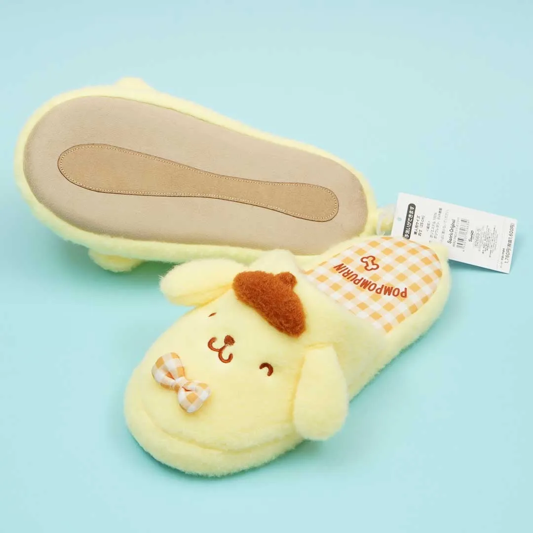 Pompompurin Happy Face Slippers