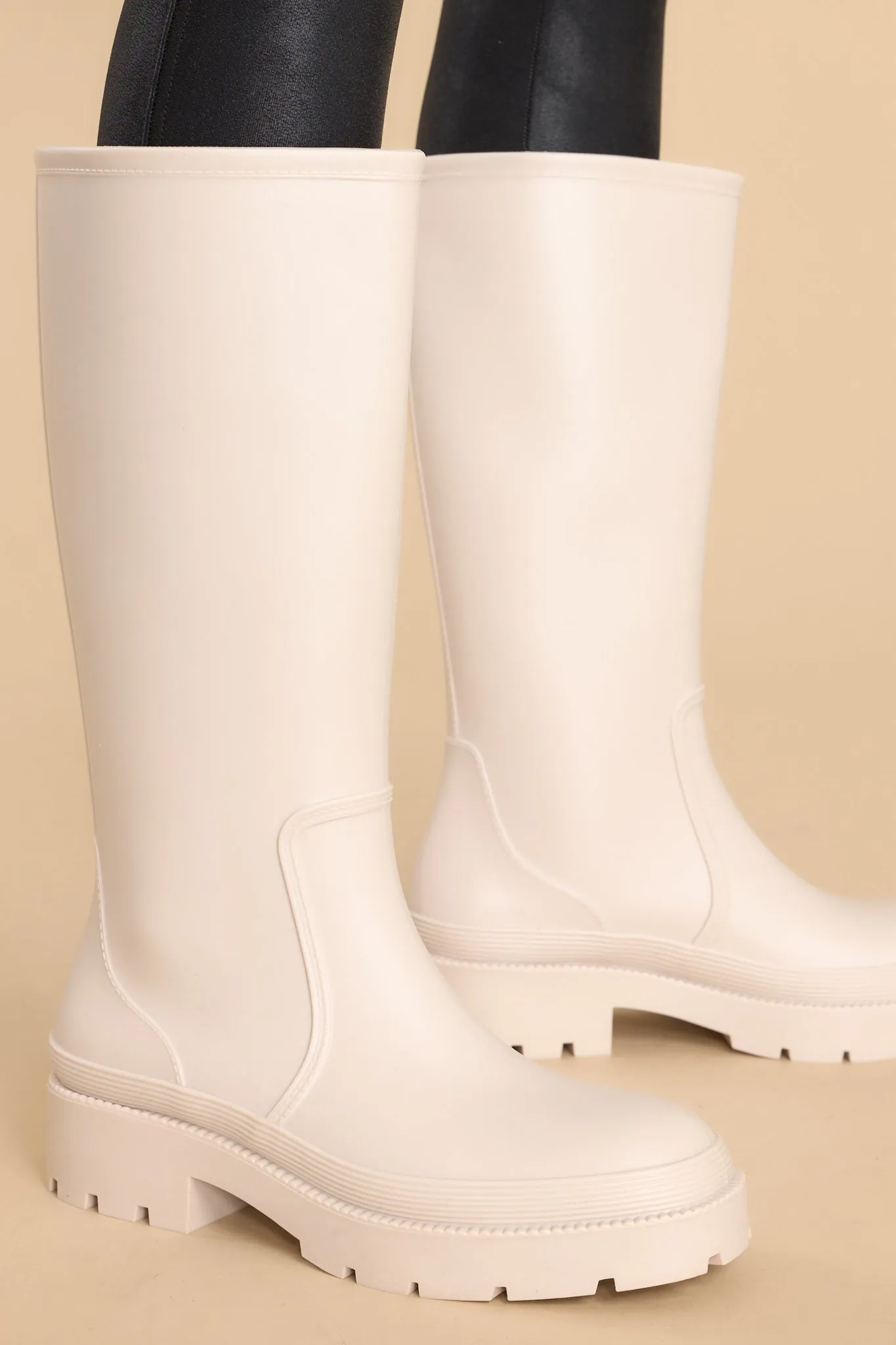 Rainy Day Ivory Boots