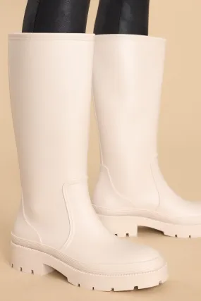 Rainy Day Ivory Boots