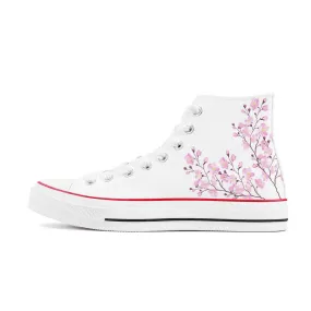 Sakura High Top Canvas Shoes