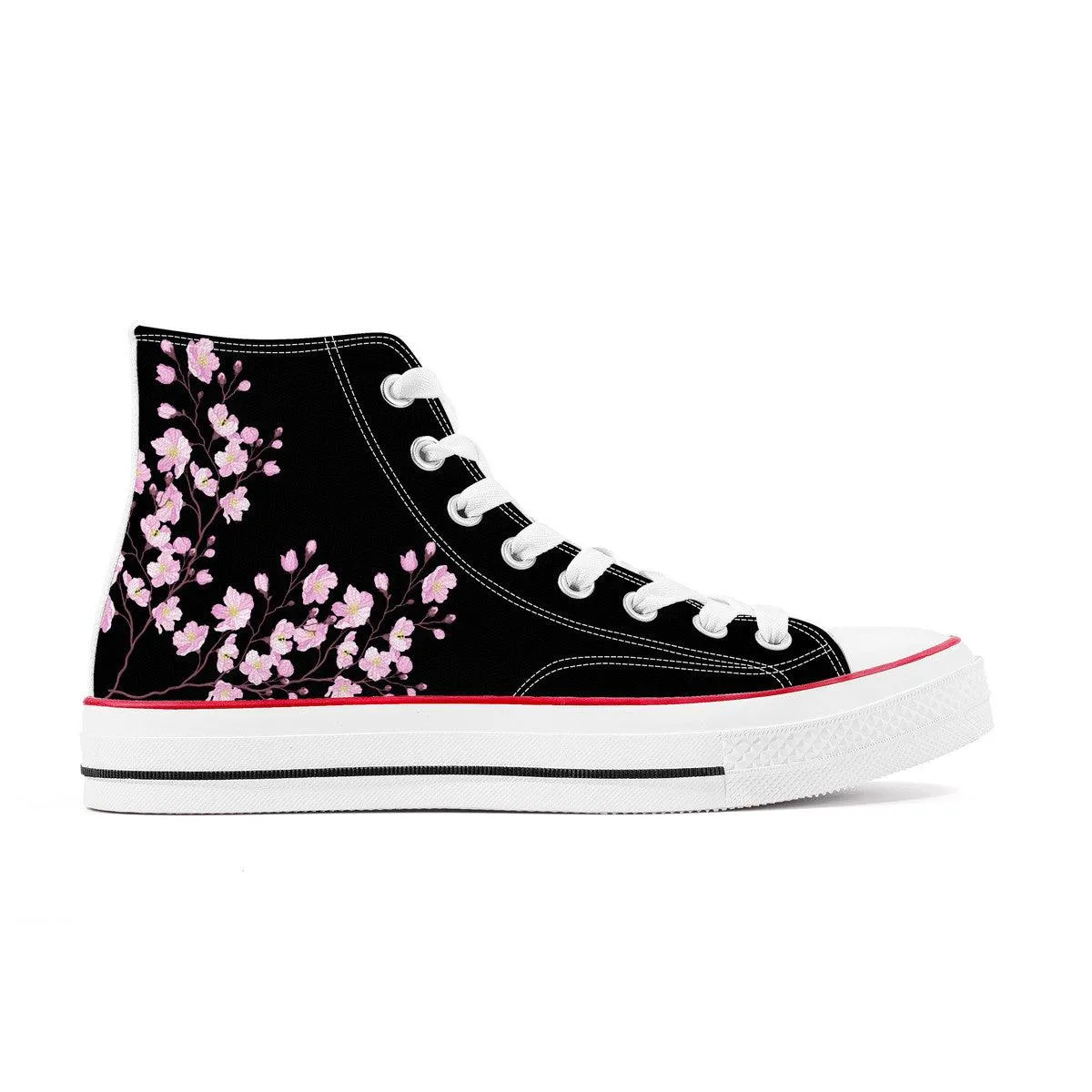 Sakura High Top Canvas Shoes