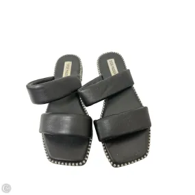 Sandals Flats By Steve Madden In Black, Size: 7.5