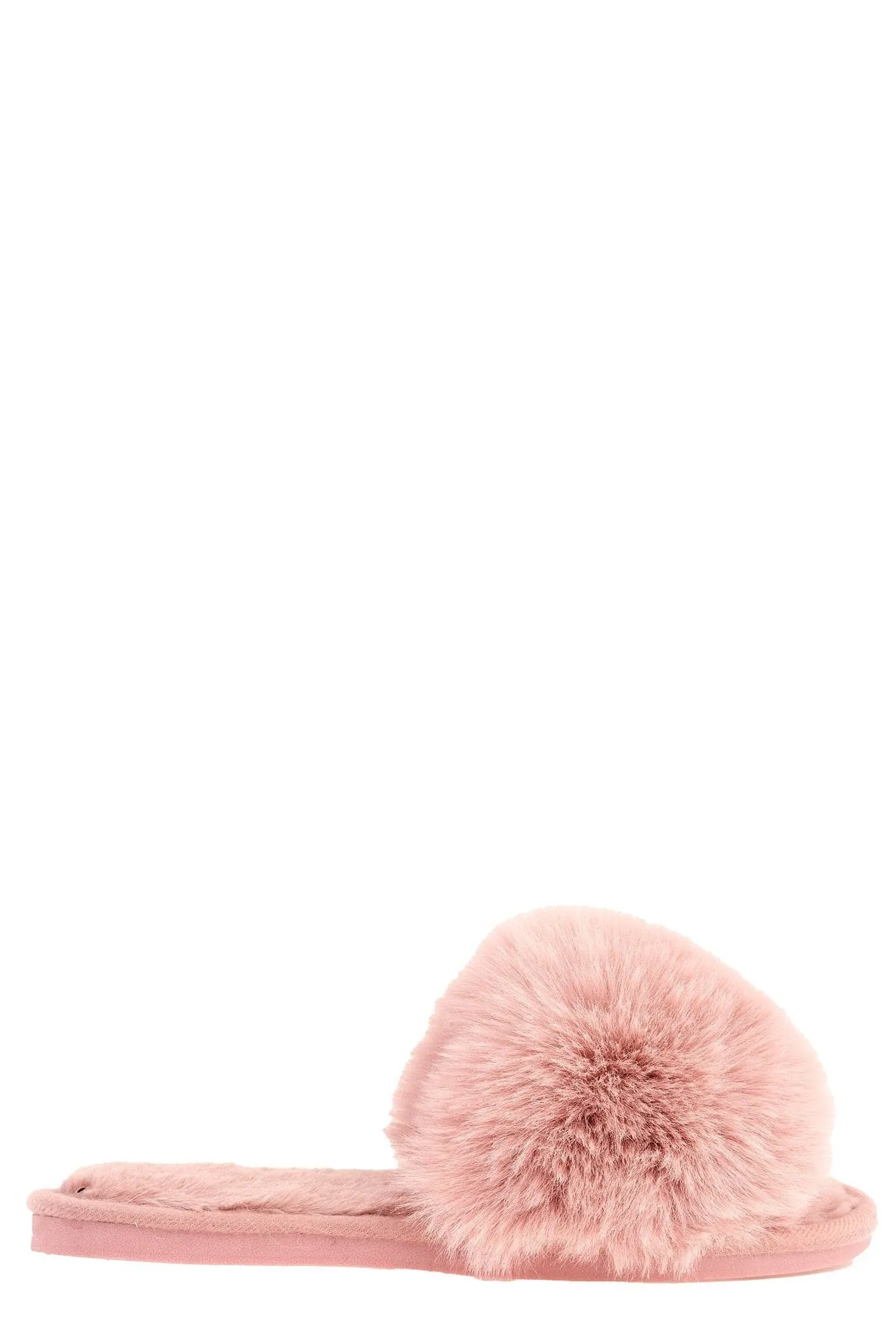 Sasha Fluffy Band Slipper in Pink