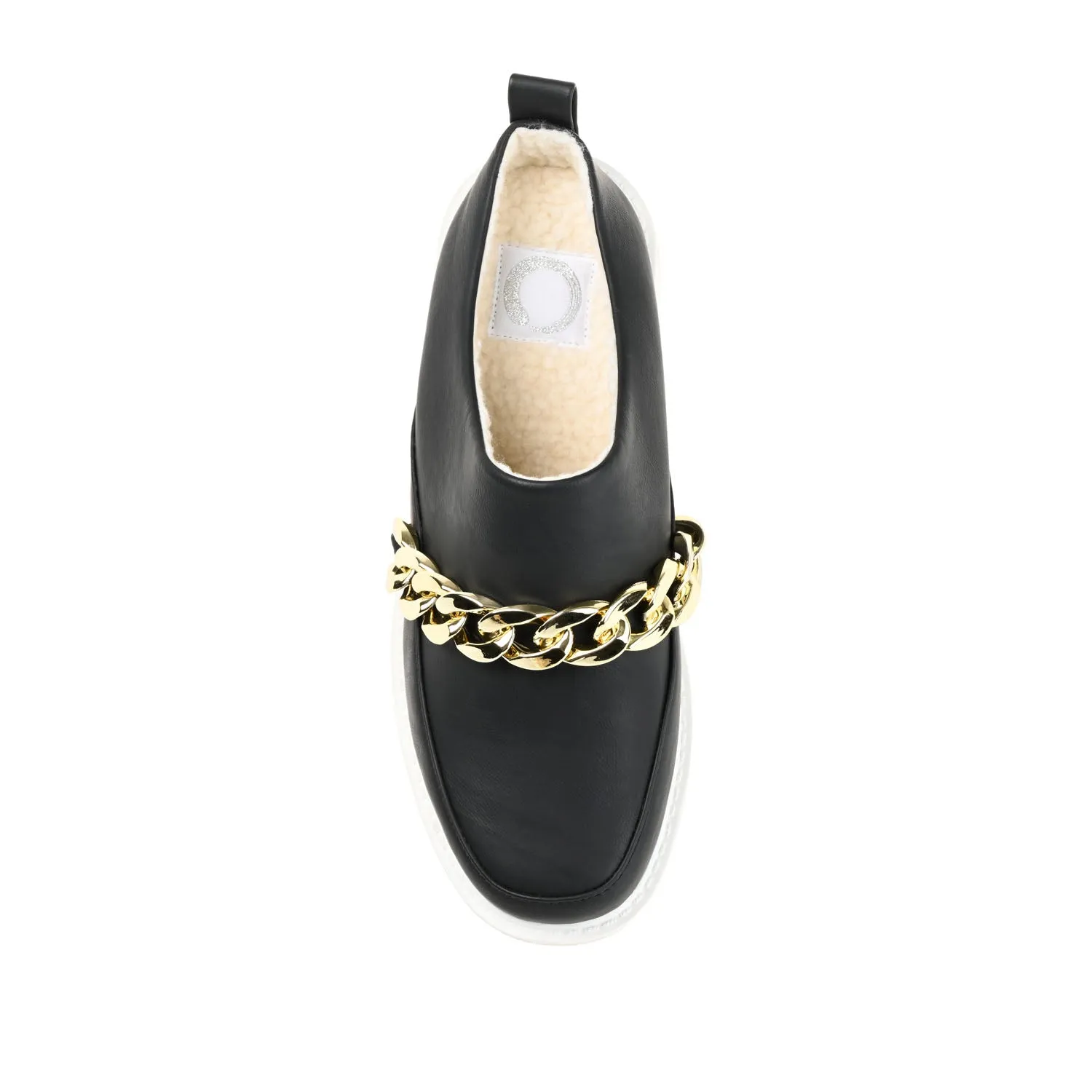 SHEAH LOAFER CLOGS IN FAUX LEATHER