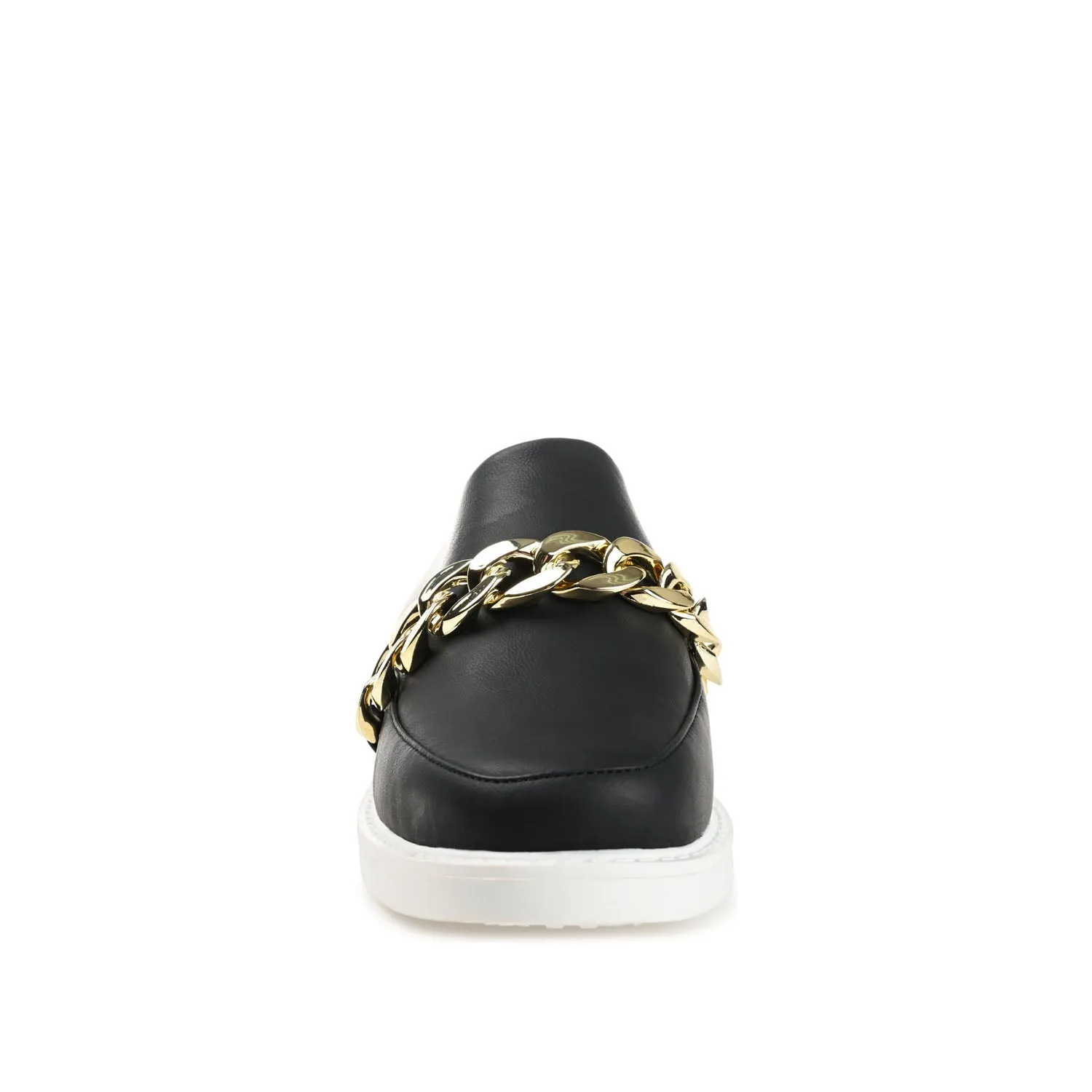 SHEAH LOAFER CLOGS IN FAUX LEATHER