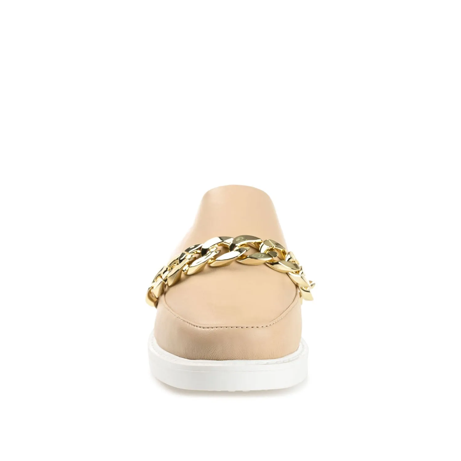 SHEAH LOAFER CLOGS IN FAUX LEATHER
