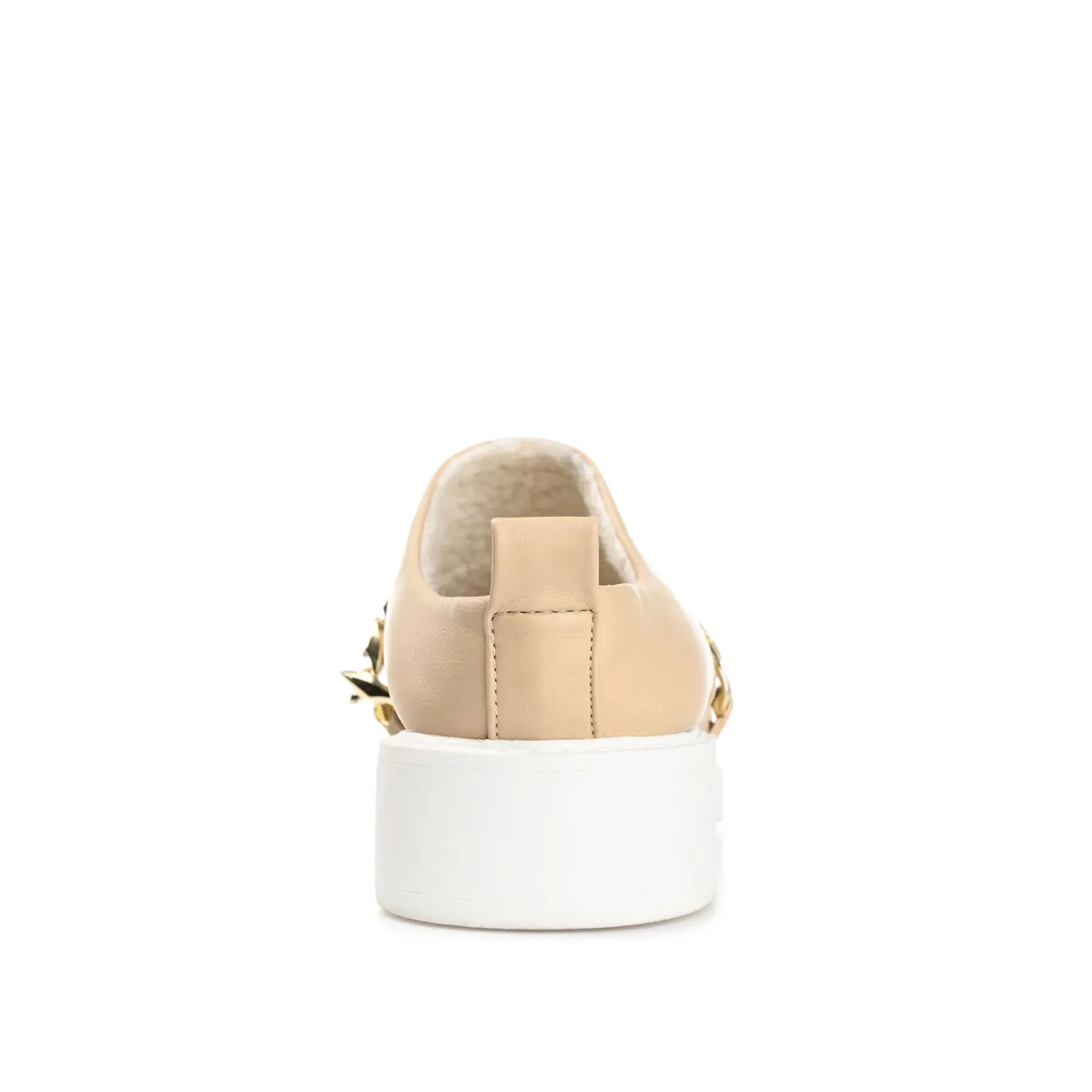 SHEAH LOAFER CLOGS IN FAUX LEATHER