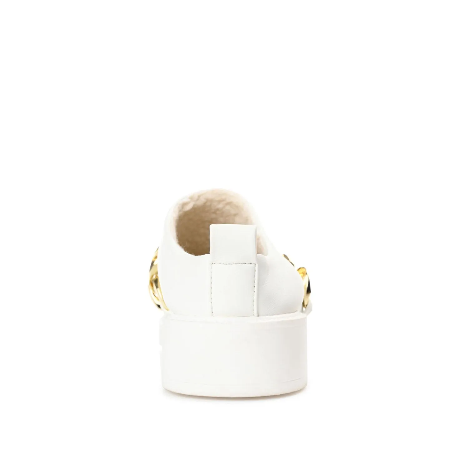 SHEAH LOAFER CLOGS IN FAUX LEATHER