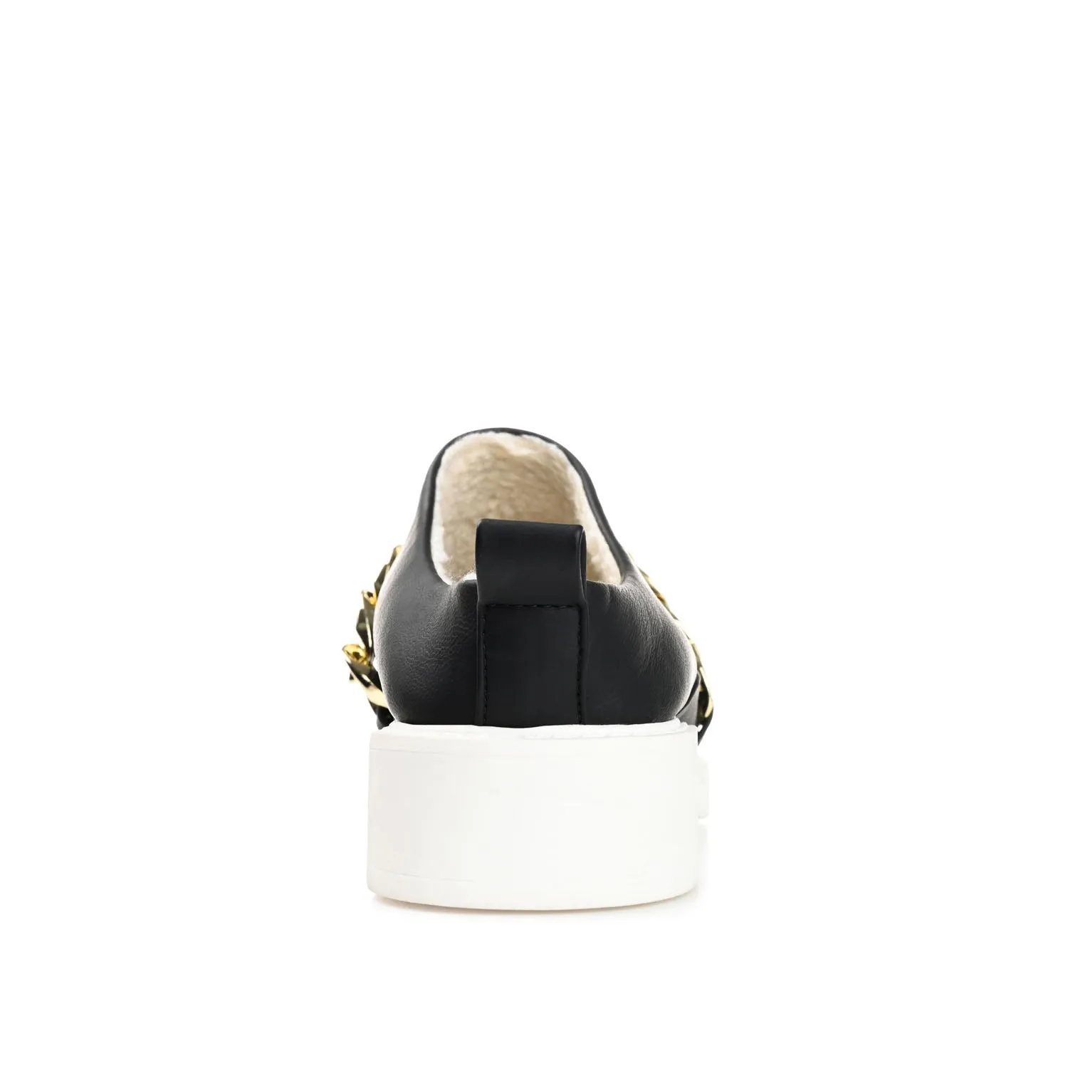 SHEAH LOAFER CLOGS IN FAUX LEATHER