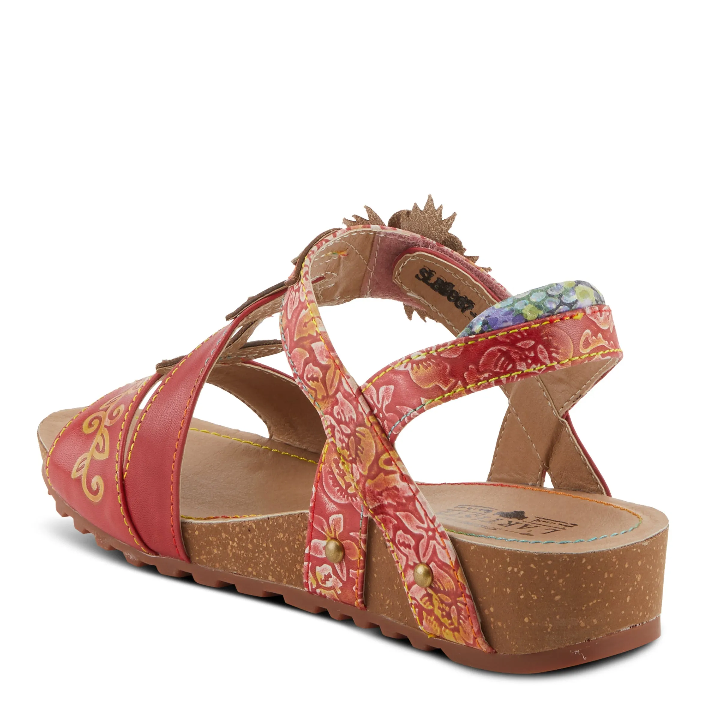 Spring Step Shoes L'Artiste Beloved Sandals Women's Leather Hook and Loop Wedge