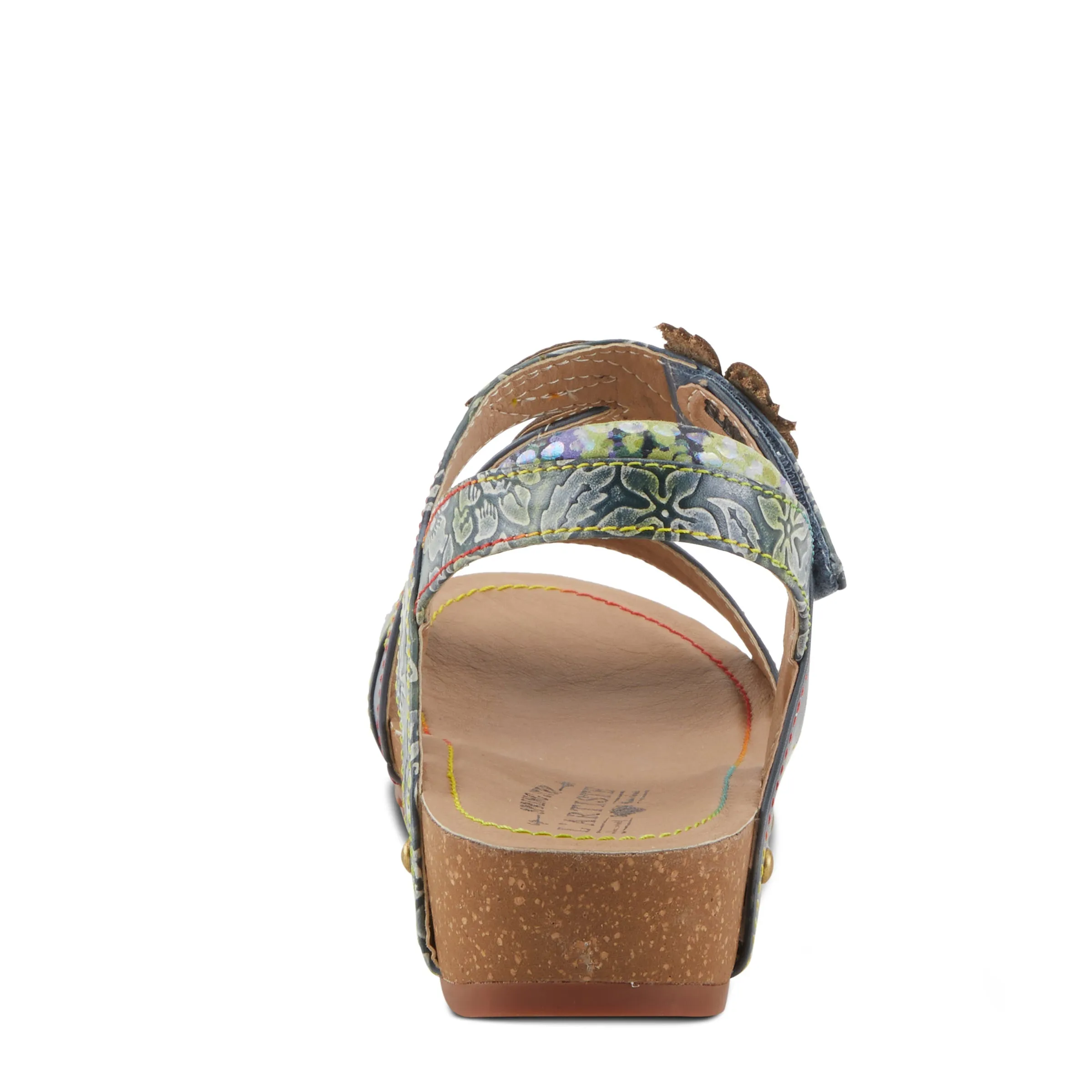 Spring Step Shoes L'Artiste Beloved Sandals Women's Leather Hook and Loop Wedge