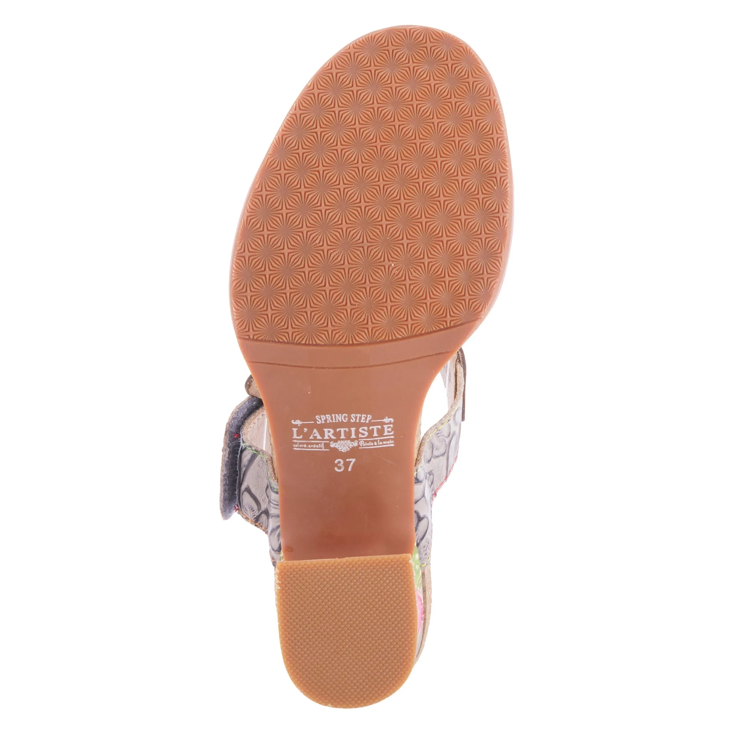 Spring Step Shoes L'Artiste Rossie Heeled Sandals Women's Leather Multi Color