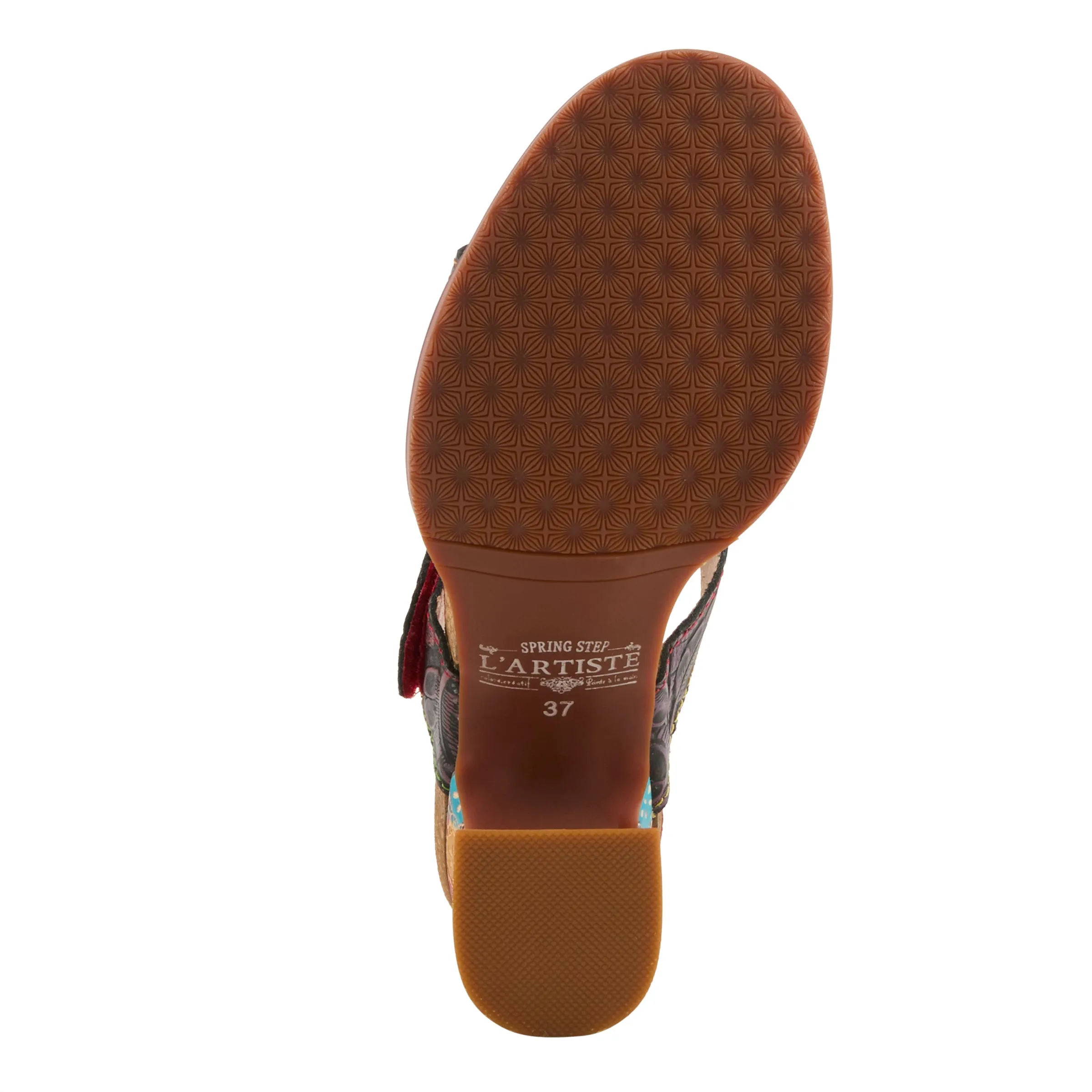 Spring Step Shoes L'Artiste Rossie Heeled Sandals Women's Leather Multi Color