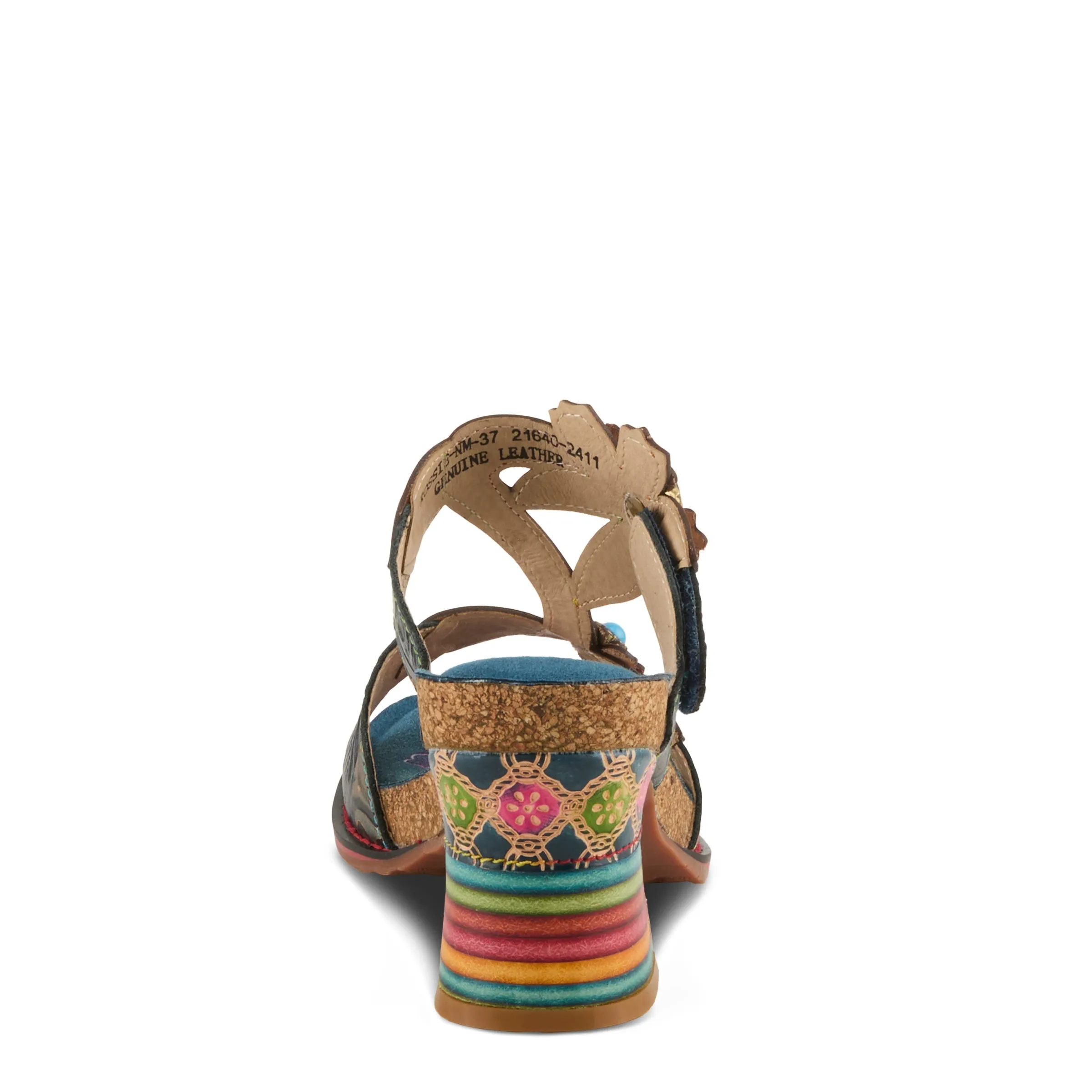 Spring Step Shoes L'Artiste Rossie Heeled Sandals Women's Leather Multi Color