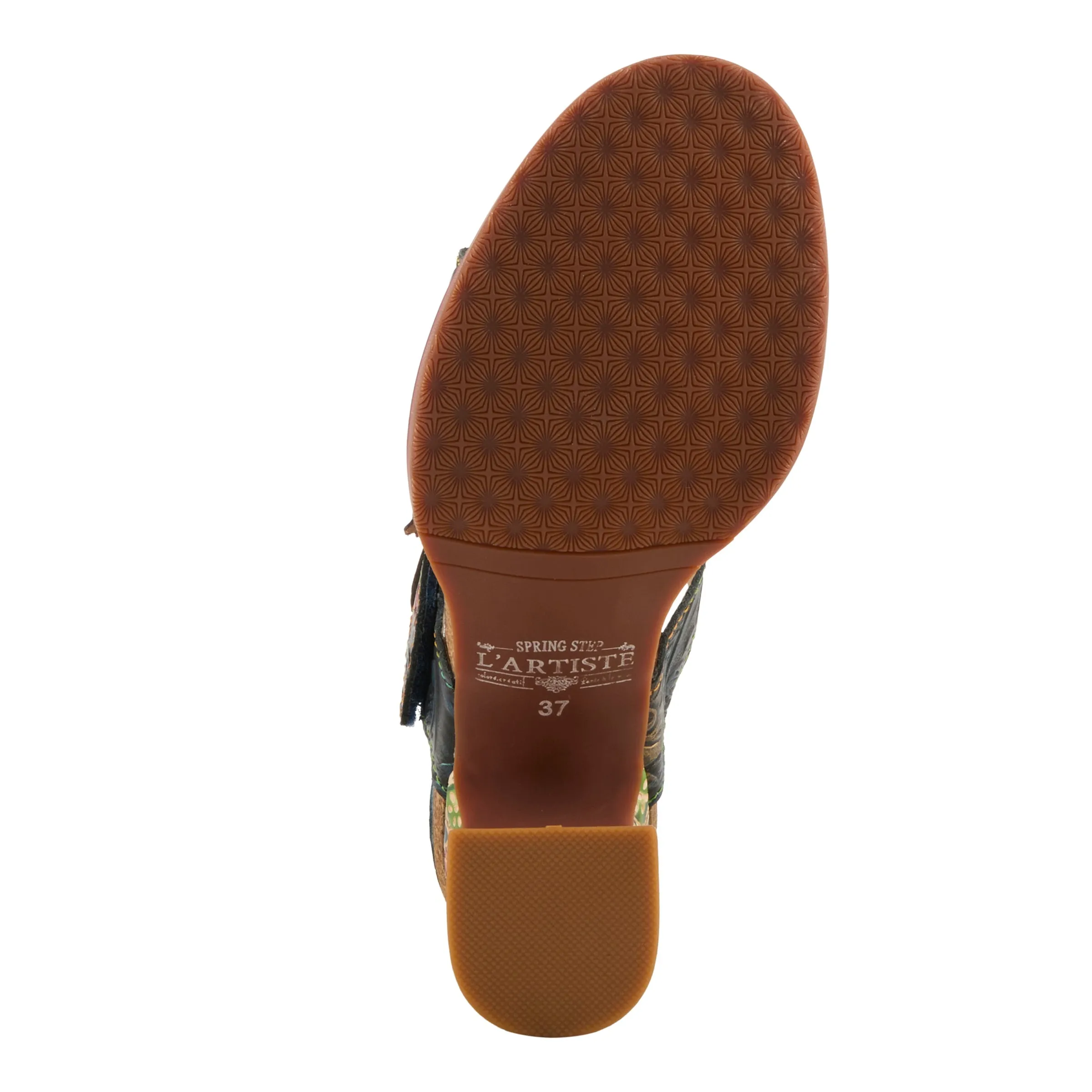 Spring Step Shoes L'Artiste Rossie Heeled Sandals Women's Leather Multi Color