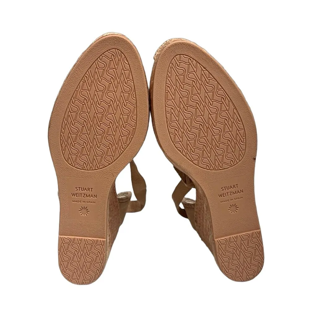 Stuart Weitzman Pink "Marguerita" Espadrilles - Size 6.5