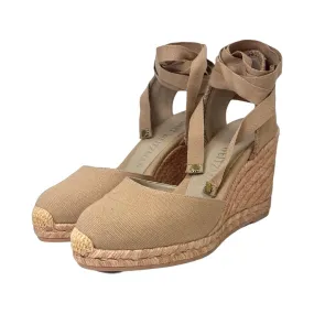 Stuart Weitzman Pink "Marguerita" Espadrilles - Size 6.5