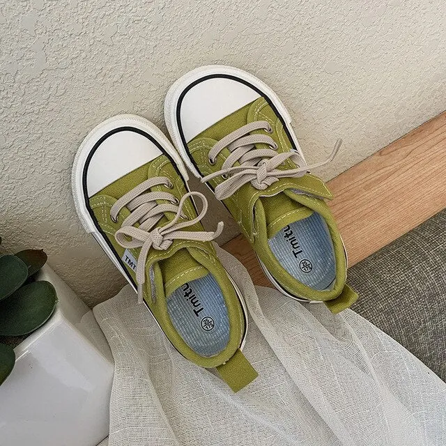 The One Coloured - High Top Canvas for kids