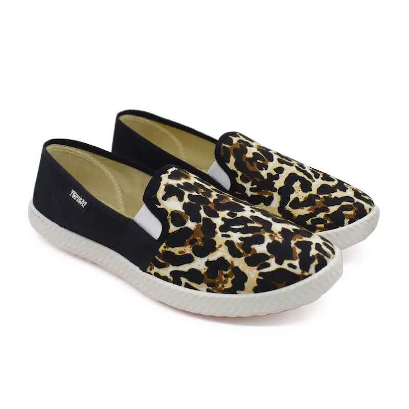 Tomcat Slip-On Canvas Shoes - Leopard
