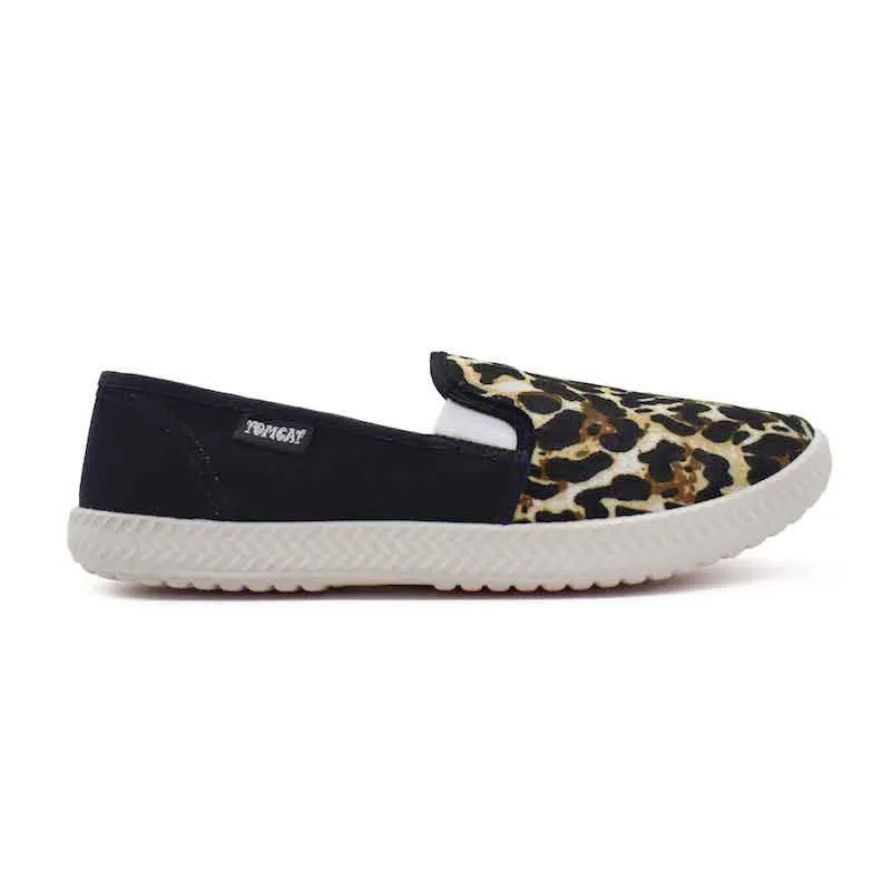Tomcat Slip-On Canvas Shoes - Leopard