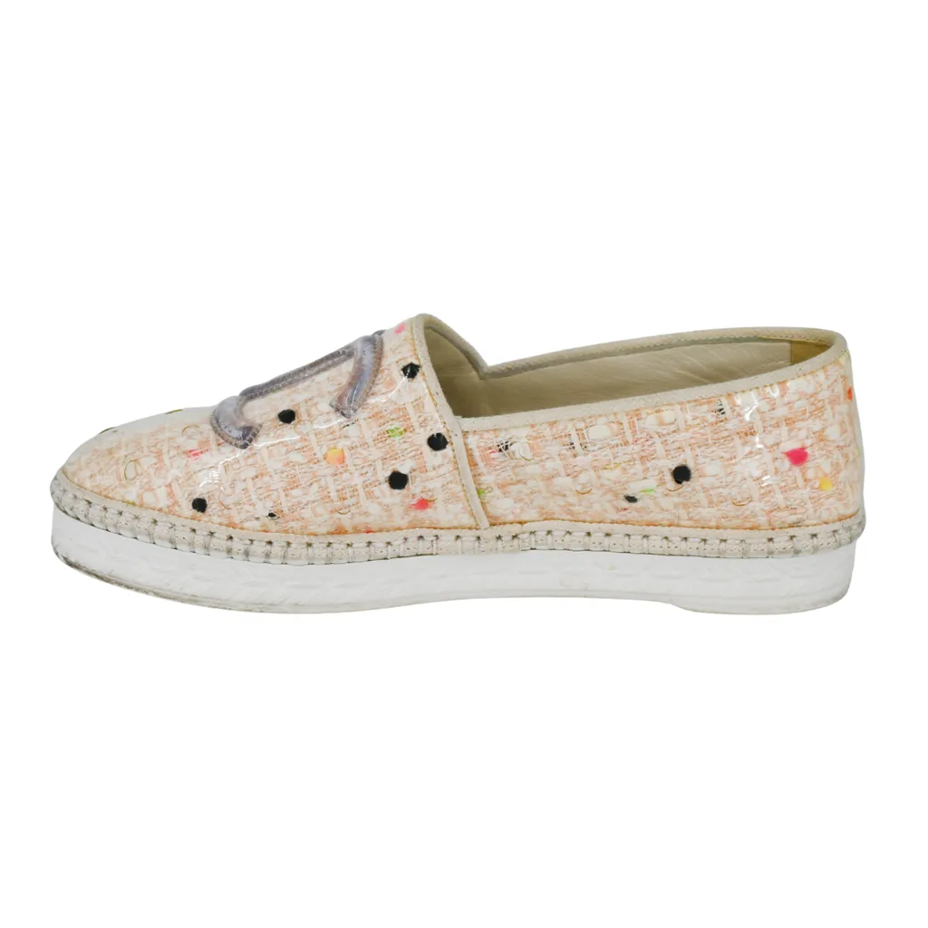Tweed PVC CC Espadrilles
