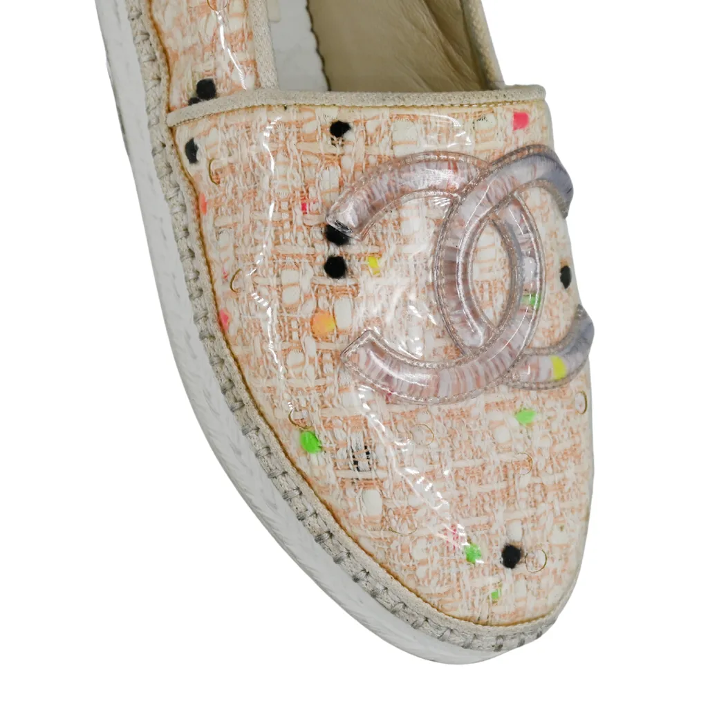 Tweed PVC CC Espadrilles