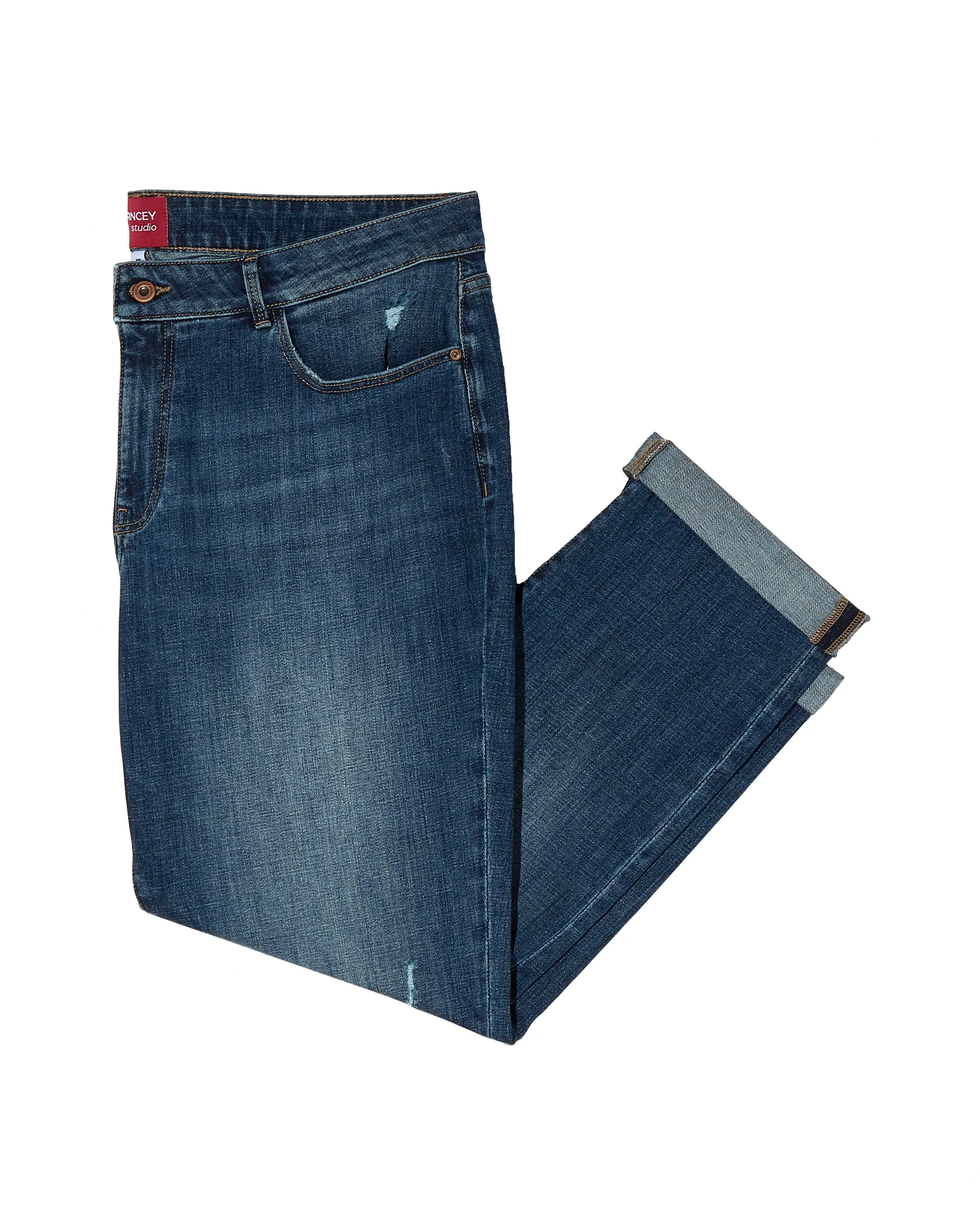 Union Destructed Boyfriend Jean | Dark Wash