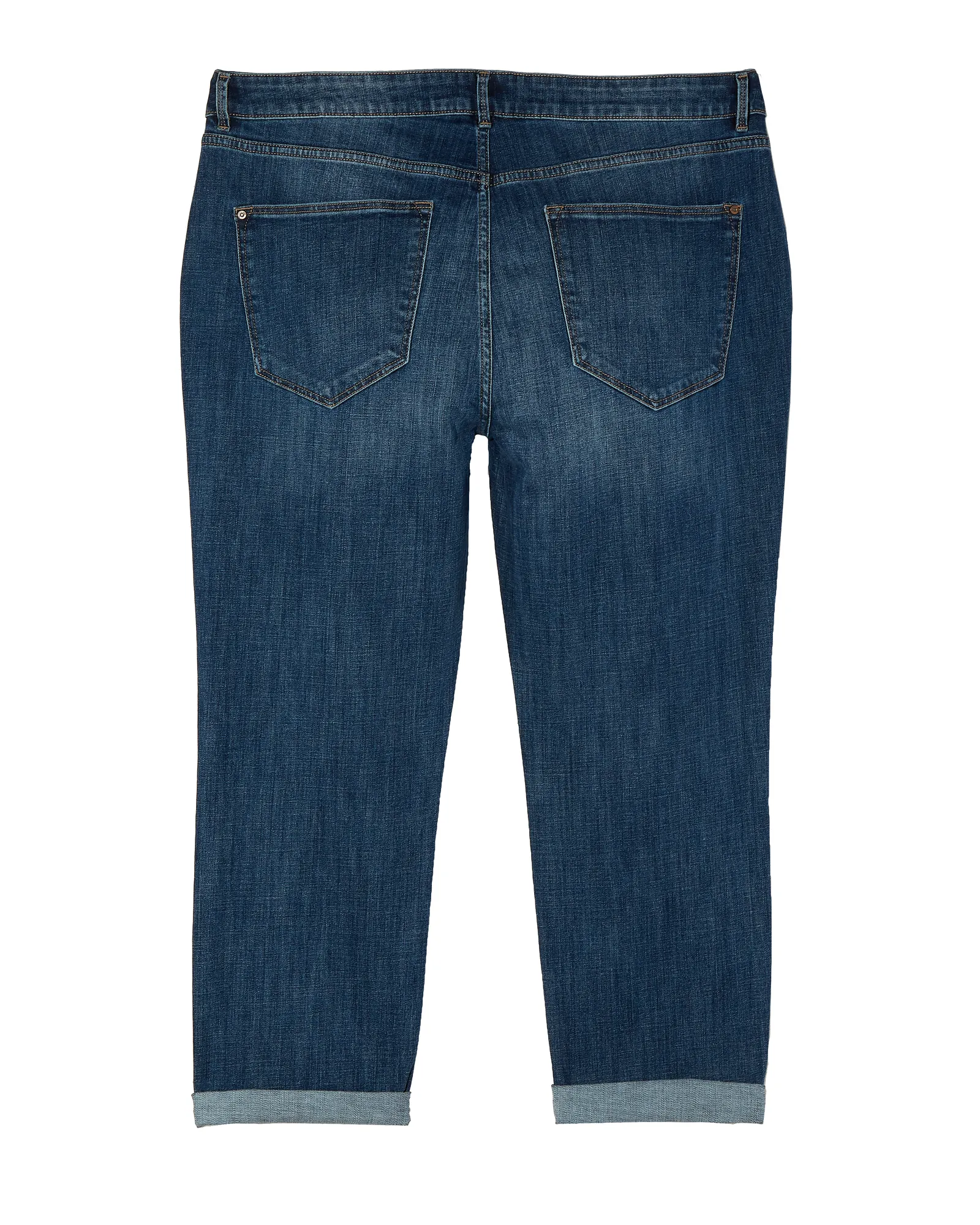 Union Destructed Boyfriend Jean | Dark Wash