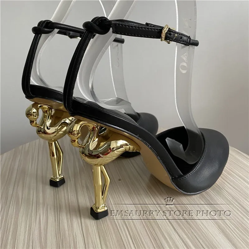 Unique Flamingo Sandals
