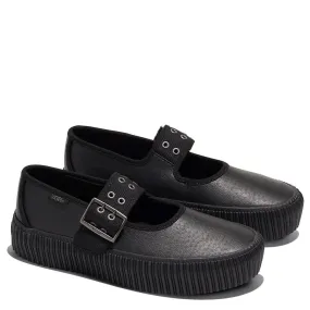 Vans Women's Mary Jane Creeper in Grunge Core Black Leather