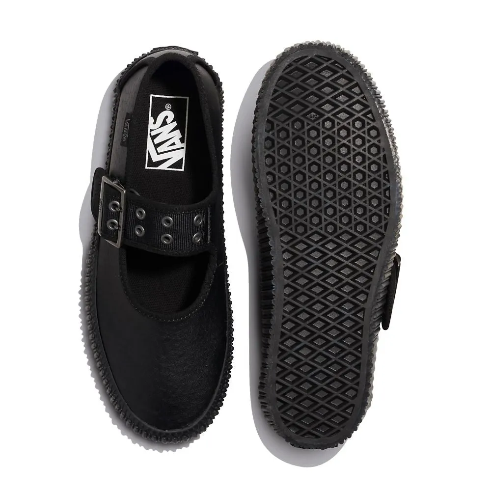 Vans Women's Mary Jane Creeper in Grunge Core Black Leather