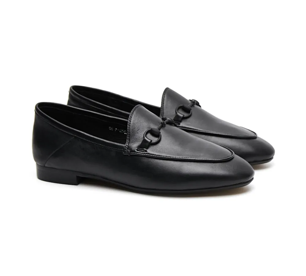 Women Leather Loafers Flats Layla